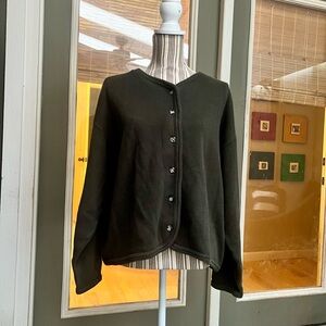 Eddie Bauer Button-Up Cardigan